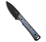 Image of Kizer Cutlery Kizer Whiskey Jack Fixed Blade Knife Norplex UltreX Blue Grey Black BAB54664