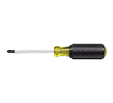 Image of Klein Tools 2 Profilated Phillips-Tip Screwdriver 4" Round-Shank