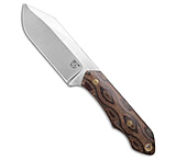 Image of KM Designs Custom Levi Fixed Blade Knife Snakewood Micarta 3.25 Satin F1034BBB