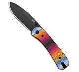 Image of KNAFS Lander 1 Liner Lock Knife Mexican Blanket Printed G-10 2.75 Black SW 645AE7EC