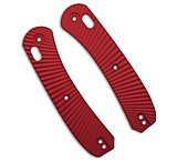 Image of KNAFS Lander 2 Knife Scales Aluminum Solar Flare - Red ACE1126B