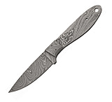 Image of Knifemaking Damascus Bolster Fixed Blade Knife, 8 1/8in Fixed Blade Knife