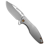 Image of Koenig Arius Frame Lock Flipper Knife Ti Plexa Pattern w/Bronze HW 3.5 Satin 8EF4E5D1