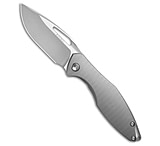 Image of Koenig Arius Frame Lock Knife Titanium Plexa Pattern 3.5 Satin M390 5D7228E0