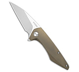 Image of Koenig Mini Goblin Frame Lock Knife Bronze Titanium + Silver Hardware 3 Washed 82C5E4D4
