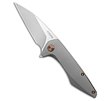 Image of Koenig Mini Goblin Frame Lock Knife Titanium + Bronze Hardware 3 Burnished PF 843F7208