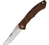 Image of Komoran Lockback Brown Micarta 3.00 in Stainless Steel Folding Knife