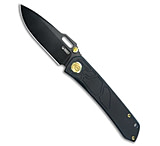 Image of Kubey Knives Blackout Frame Lock Knife Black Ti 3.2 Black 85A6F9A1