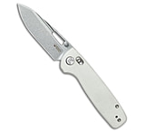 Image of Kubey Knives Bluff Crossbar Lock Knife White G-10 3.2 14C28N SW 2F8FCD63