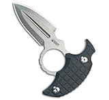 Image of Kubey Knives Cavy Fixed Blade Push Dagger Knife Black G-10 2.25 Stonewash EFCCAE57