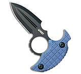 Image of Kubey Knives Cavy Fixed Blade Push Dagger Knife Blue G-10 2.25 Black SW E56C206B
