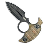 Image of Kubey Knives Cavy Fixed Blade Push Dagger Knife Ultem 2.25 Black SW 8EDEC33F