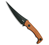 Image of Kubey Knives Sicarii Fixed Blade Knife Brown Micarta 4.6 Black SW 3D3534E6