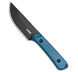 Image of Kubey Knives Thorn Fixed Blade Knife Blue Micarta 2.8 Black SW EB8D854B