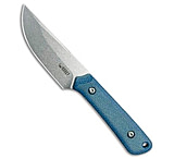 Image of Kubey Knives Thorn Fixed Blade Knife Blue Micarta 2.8 Stonewash 5C90444F