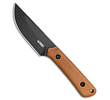 Image of Kubey Knives Thorn Fixed Blade Knife Brown Micarta 2.8 Black SW E12D0B77