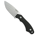 Image of Kubey Knives TLB Drop Point Fixed Blade Knife Black G-10 2.8 SW F1CFF3ED