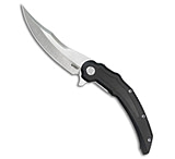 Image of Kubey Knives Wave Crest Liner Lock Knife Black G-10 3.8 Satin 37409289