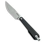 Image of Kubey Knives YAG Drop Point Fixed Blade Knife Black G-10 2.4 SW EB3A988A