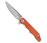 Image of Kubey Mizo Liner Lock Knife Orange G-10 3.2 Bead Blast 14C28N 8781C474