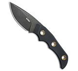 Image of Kubey Willumsen Hunter Fixed Blade Drop Point Knife Black G-10 3.4 Black SW 17B04BF8