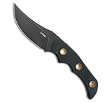 Image of Kubey Willumsen Hunter Fixed Blade Knife Black G-10 3.4 Black Stonewash 732B47CD