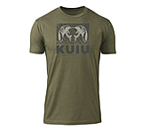 Image of KUIU Distressed Box Logo T-Shirt in Military Green Size 3XL DFCB33B2