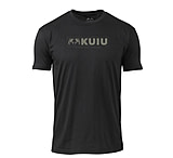 Image of KUIU Topo Block Logo T-Shirt in Black Size 3XL 4DC9D404