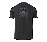 Image of KUIU Ultralight Hunting Back Logo T-Shirt in Black Size 3XL FB8A3707