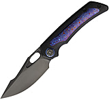 Image of Kunwu Knives Jericho Framelock Timascus KUNK713TR14