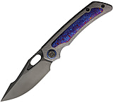 Image of Kunwu Knives Jericho Framelock Timascus KUNK713TR23