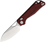 Image of Kunwu Knives Pulsar XT Lock Red G-Mascus 3.25in Folding Knife
