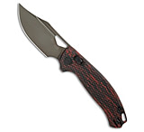 Image of Kunwu Knives Kunwu DJANGO Clip Point XT Lock Knife Black/Red G-10 3.2 Black ELMAX X707A-1 91DE00C4
