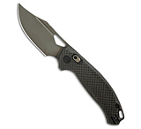Image of Kunwu Knives Kunwu DJANGO Clip Point XT Lock Knife Blk Carbon Fiber 3.2 Black ELMAX X707F 561D80CB