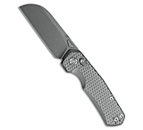 Image of Kunwu Knives Compact Chad XT Lock Knife Gray Diamond Ti 3.75 Stonewash 54DB0D61