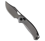 Image of Kunwu Knives DJANGO XT Lock Knife Diamond Texture Titanium 3.2 DLC Elmax 76F0BB8B