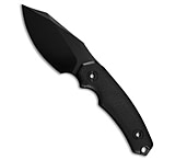 Image of Kunwu Knives Stiffy D Fixed Blade Knife Black Micarta 3.5 Black DLC 8D4A53AD