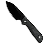 Image of Kunwu Knives Stiffy P Fixed Blade Knife Black Micarta 3 Black DLC E371D1A4