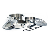 Image of Kuuma Products 7-Piece Stainless Steel Nesting Cookware Set