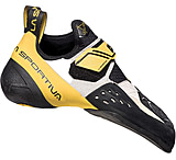 La Sportiva Solution Climbing Shoes - Men's, White/Yellow, 44, ZFCS013-W00Y00-44