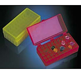 Image of Labcon Freezer Boxes 2708-220-000 50-Place Box With Attached Hinged Lid, Pack of 5