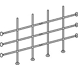 Image of Labconco Distillation Grid Kits for Protector, Premier and XStream Fume Hoods, Labconco 9725206 Grid Kit For 1.8 m (6') Hoods