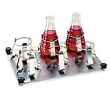 Image of Labnet Flask Platform With 6 X 250 Ml Flask Clamps H1200-250A