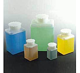 Image of VWR Square Bottles, High-Density Polyethylene, Wide Mouth K613-VWR, Case of 24