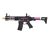 Image of Lancer Tactical Proline Enforcer Battle Hawk 7in Skeleton M4 Airsoft Rifle w/ PDW Stock