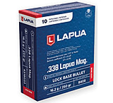 Lapua Lock Base .338 Lapua Magnum 250 grain Lock Base (LB) Brass Centerfire Rifle Ammunition