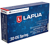 Lapua Mega .30-06 Springfield 200 grain Soft Point Brass Cased Centerfire Rifle Ammunition