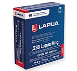 Lapua Scenar .338 Lapua Magnum 250 grain Scenar Open Tip Match Brass Cased Centerfire Rifle Ammunition