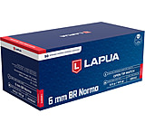 Lapua Scenar-L 6mm Norma BR 105 grain Scenar-L Open Tip Match Brass Cased Centerfire Rifle Ammo, 50 Rounds, 4316047