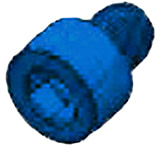 Image of Steiner Laser Devices Safety Screw - Hexagon Head, Blue